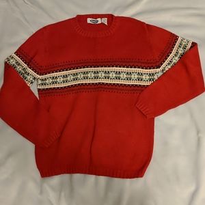 Red sweater